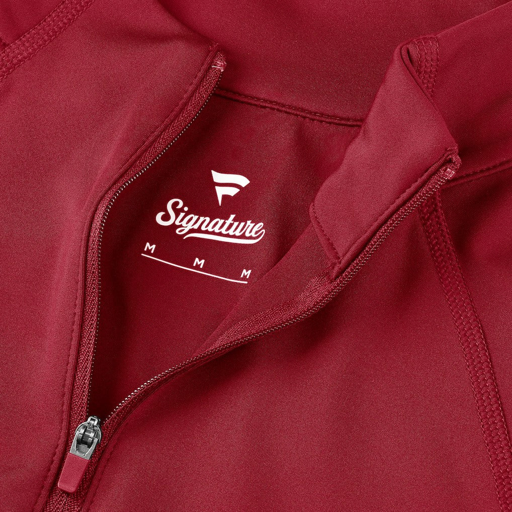 San Francisco 49ers Women's Elements Quarter-Zip Jacket Scarlet | Fanatics