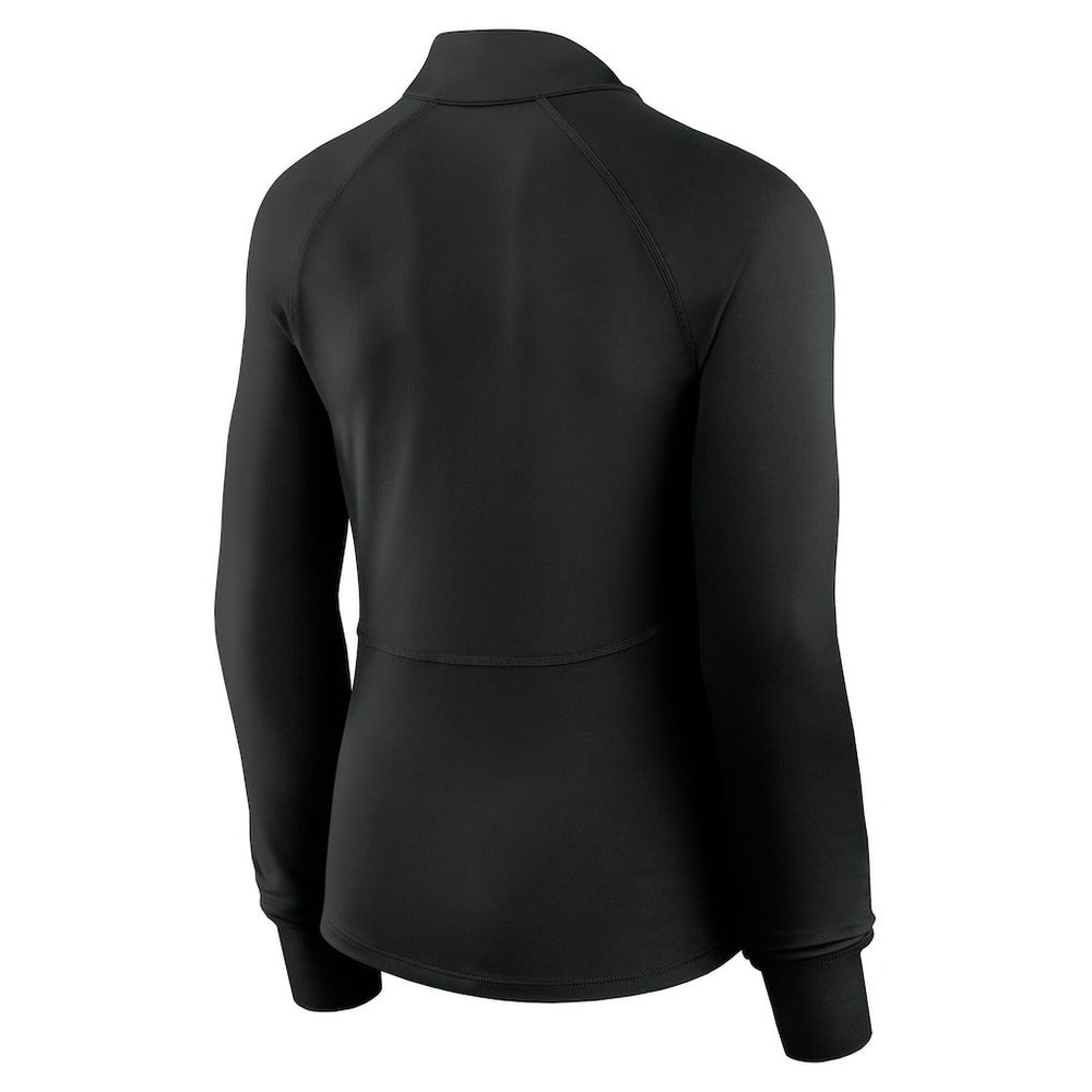 Cincinnati Bengals Women's Elements Raglan Quarter-Zip Jacket Black | Fanatics