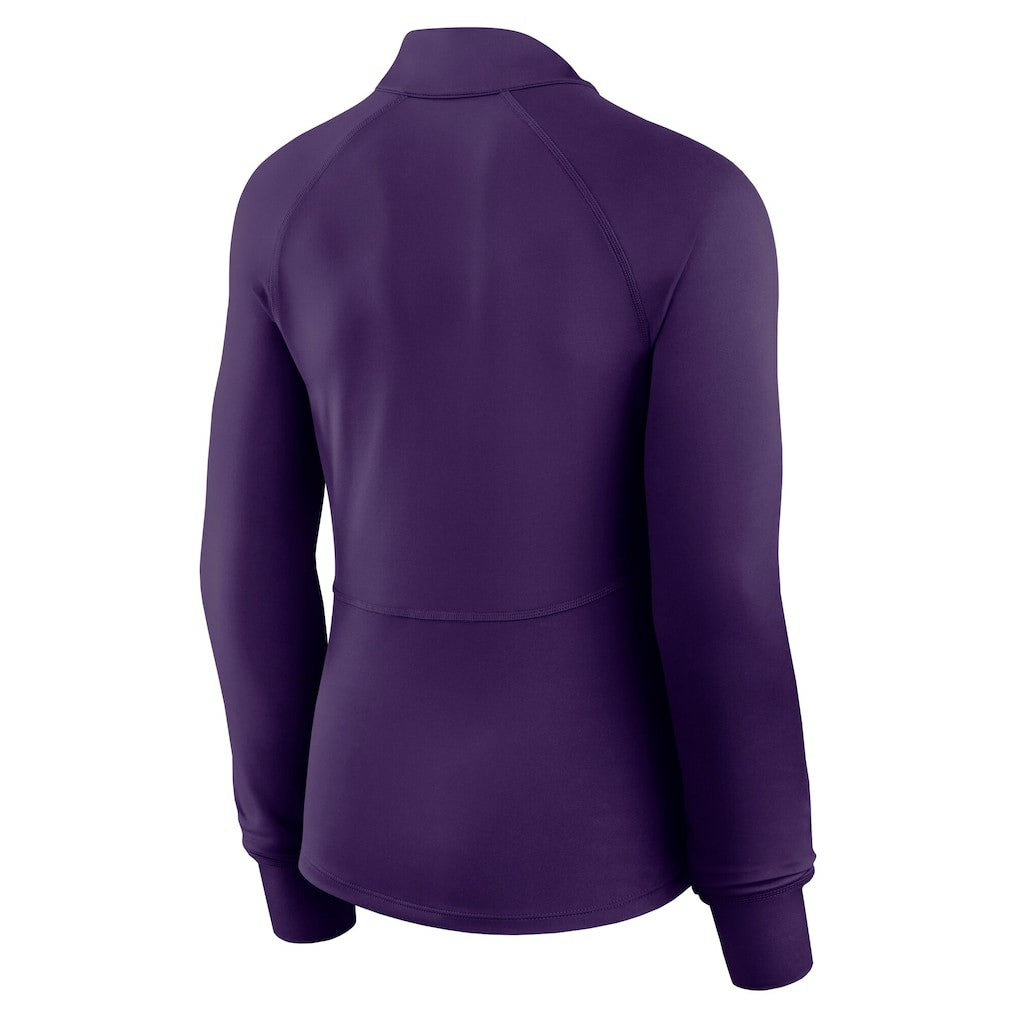 Minnesota Vikings Women's Elements Raglan Quarter-Zip Jacket Purple | Fanatics