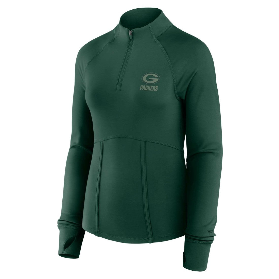 Green Bay Packers Women's Elements Raglan Quarter-Zip Jacket Green | Fanatics