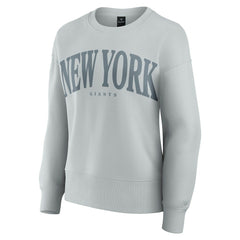 New York Giants Women's Elements Pullover Sweatshirt Gray | Fanatics