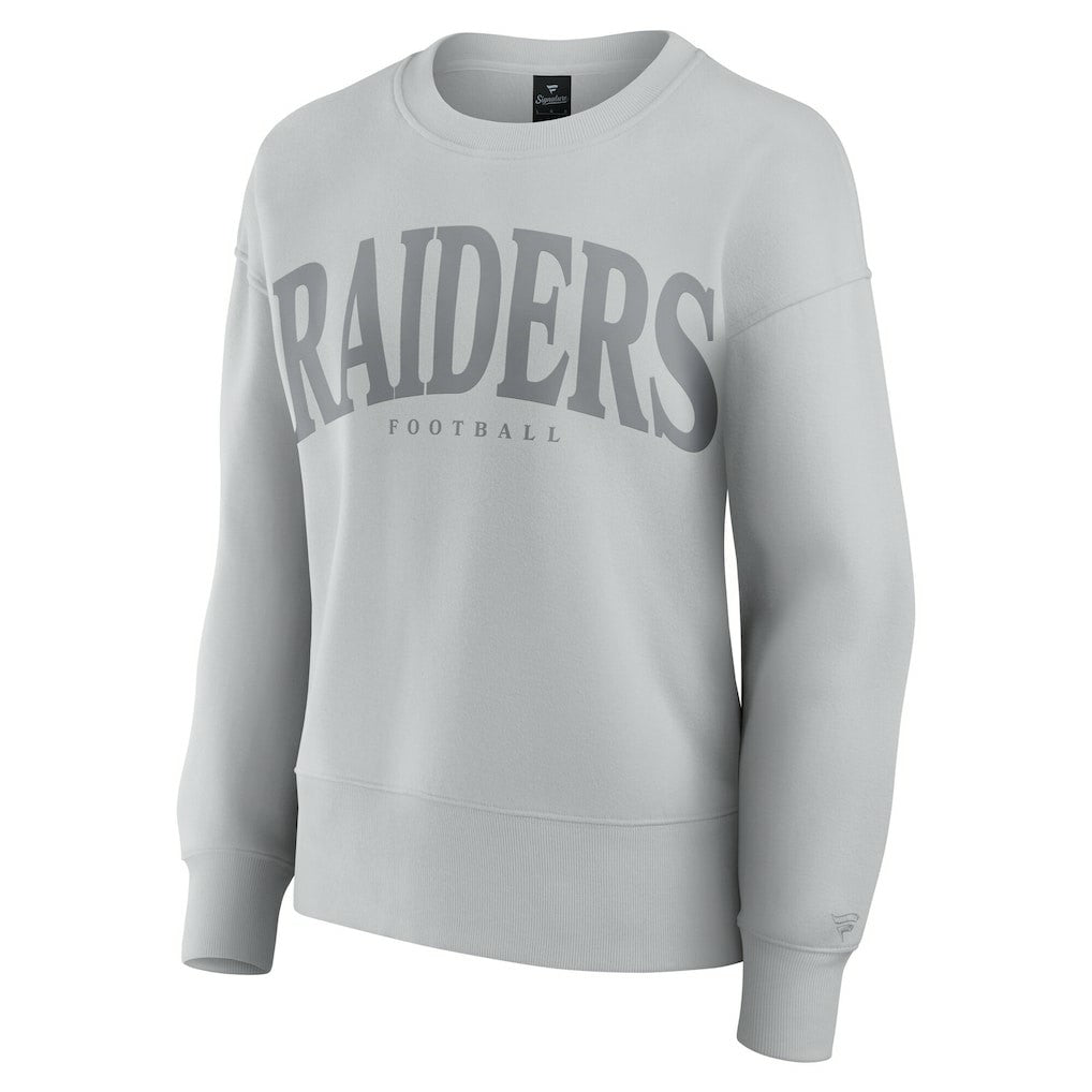 Las Vegas Raiders Women's Elements Pullover Sweatshirt Gray | Fanatics