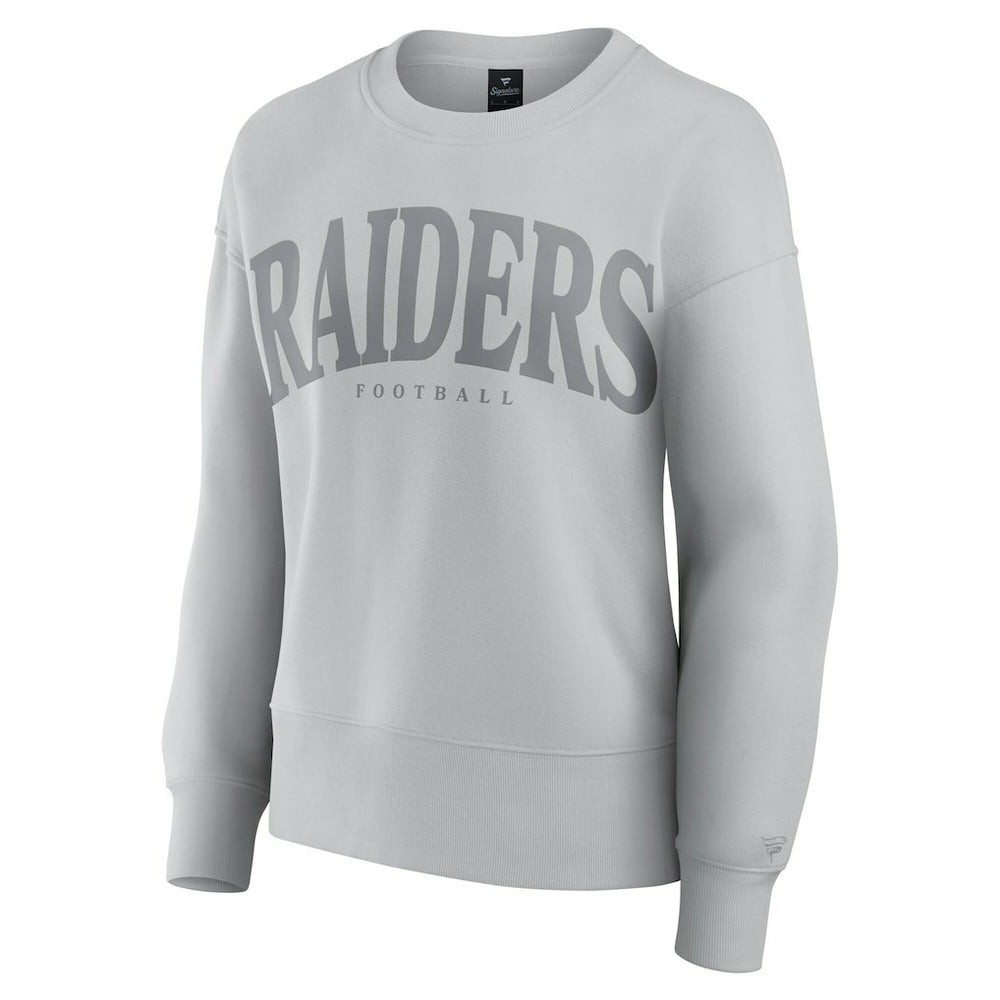 Las Vegas Raiders Women's Elements Pullover Sweatshirt Gray | Fanatics