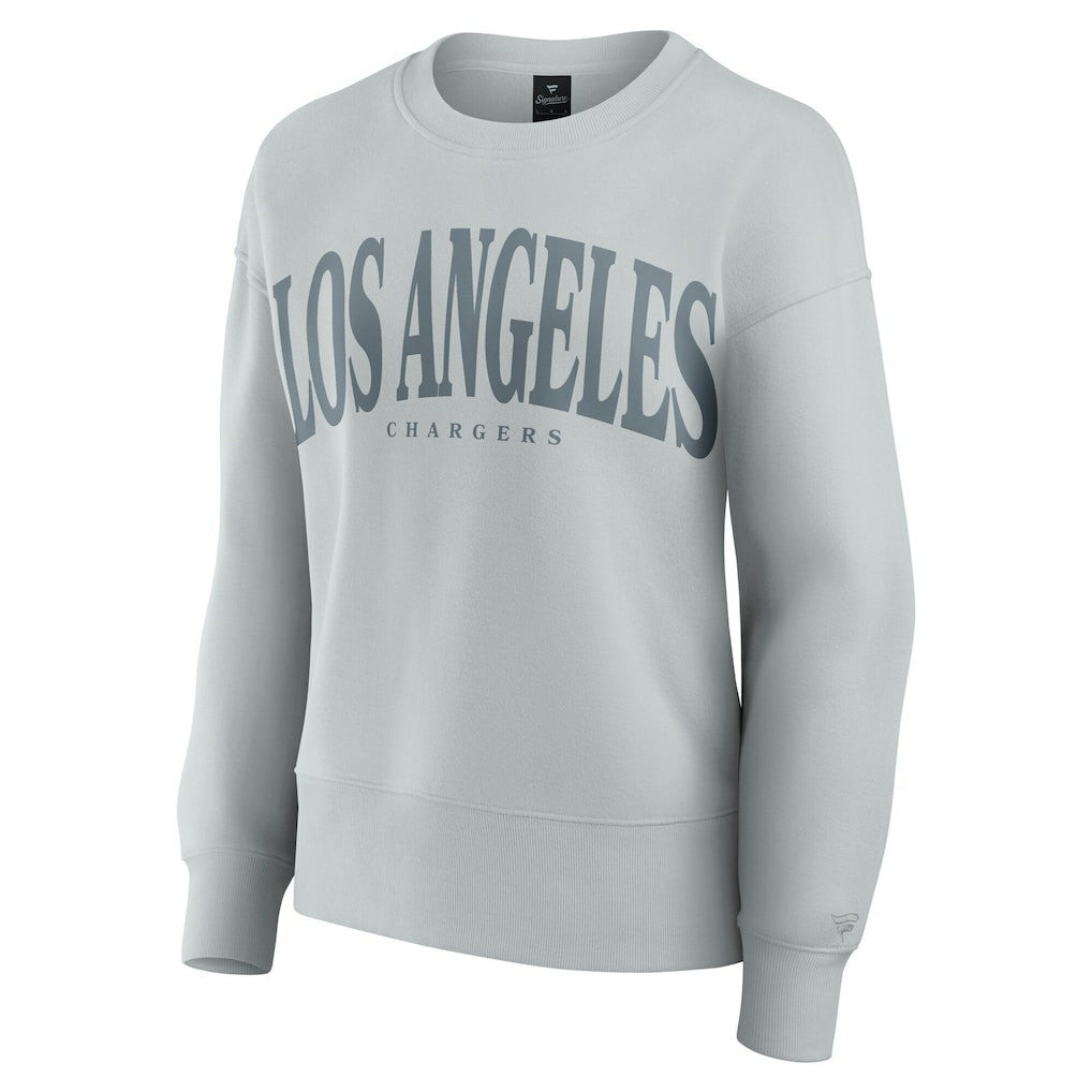 Los Angeles Chargers Women's Elements Pullover Sweatshirt Gray | Fanatics