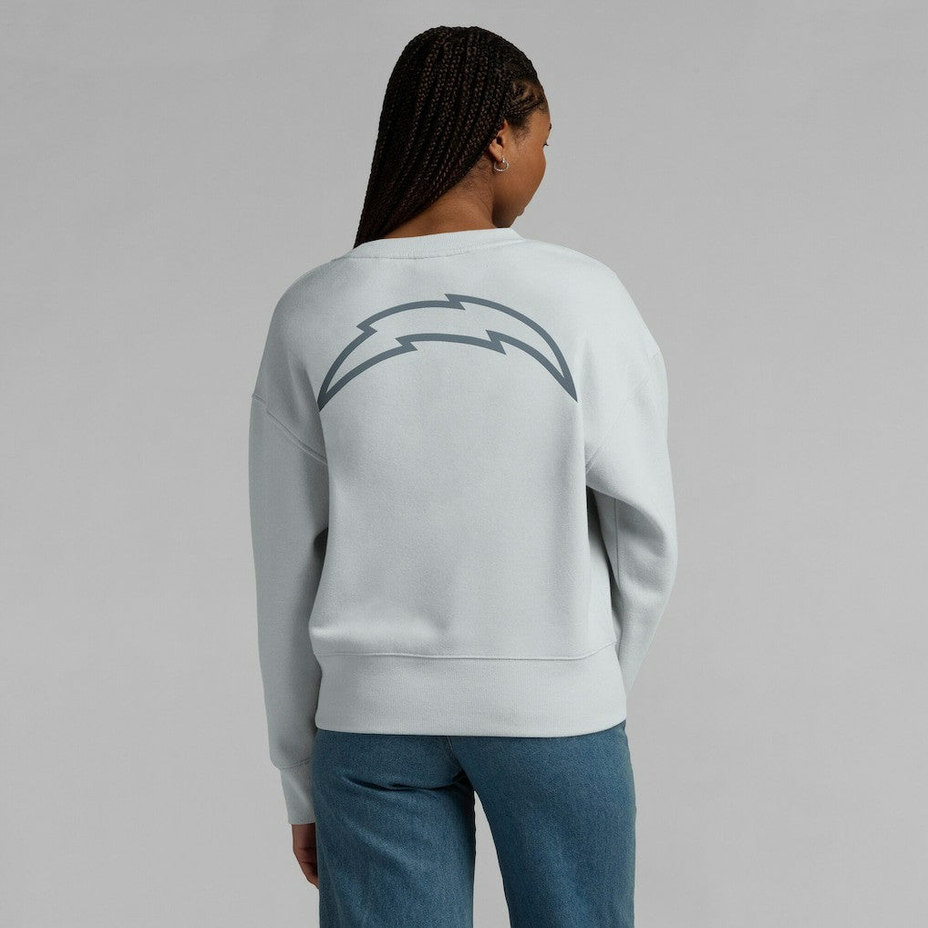 Los Angeles Chargers Women's Elements Pullover Sweatshirt Gray | Fanatics