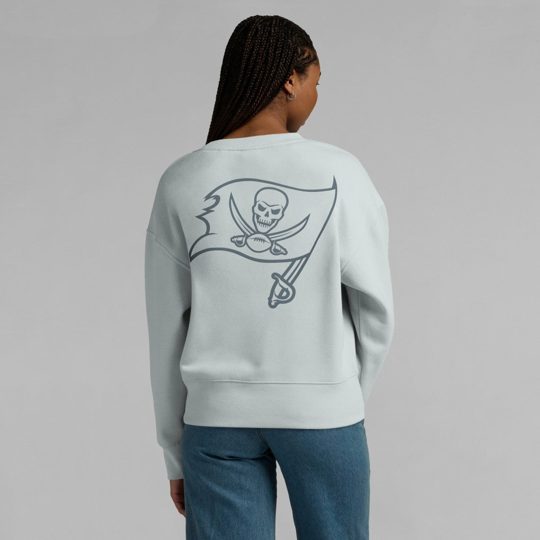 Tampa Bay Buccaneers Women's Elements Pullover Sweatshirt Gray | Fanatics