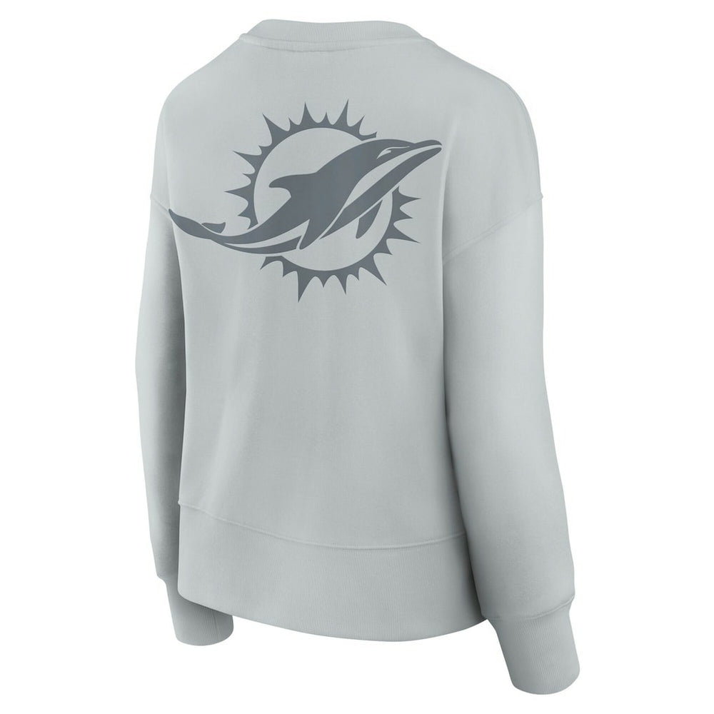 Miami Dolphins Women's Elements Pullover Sweatshirt Gray | Fanatics