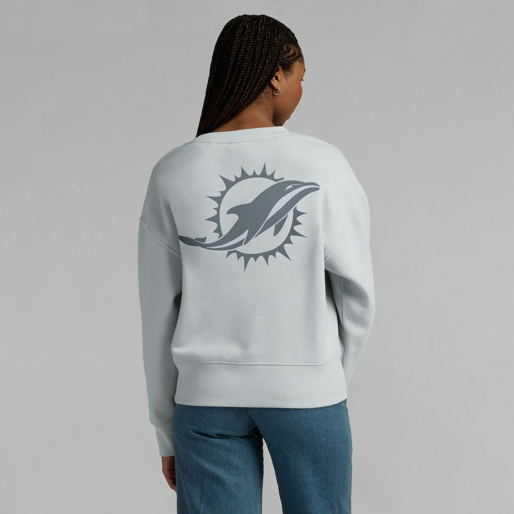 Miami Dolphins Women's Elements Pullover Sweatshirt Gray | Fanatics