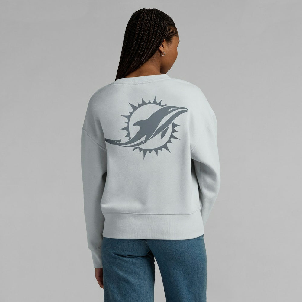 Miami Dolphins Women's Elements Pullover Sweatshirt Gray | Fanatics