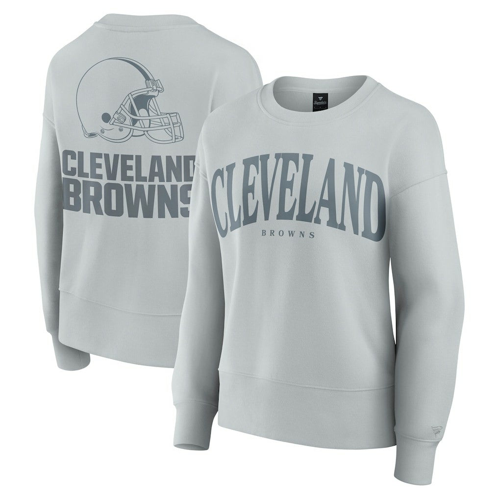 Cleveland Browns Women's Elements Pullover Sweatshirt Gray | Fanatics