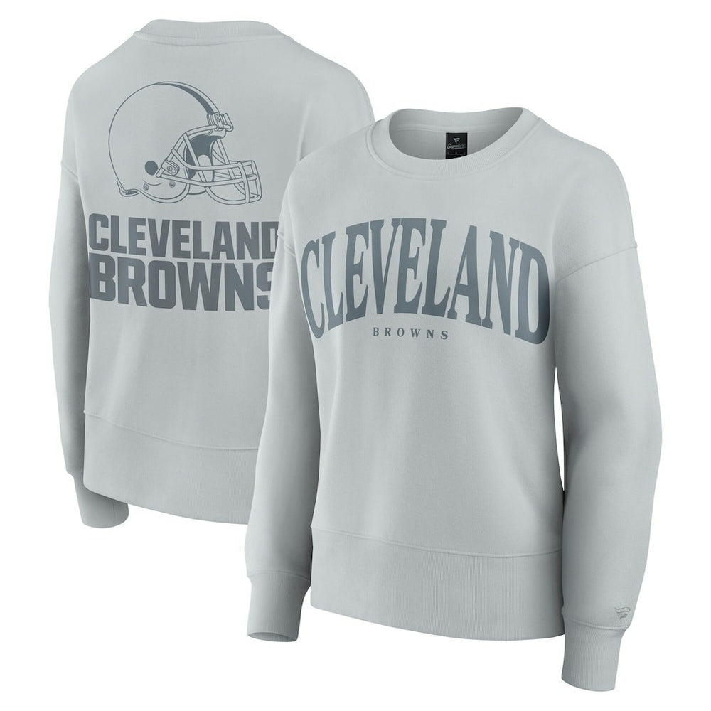 Cleveland Browns Women's Elements Pullover Sweatshirt Gray | Fanatics