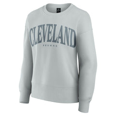 Cleveland Browns Women's Elements Pullover Sweatshirt Gray | Fanatics
