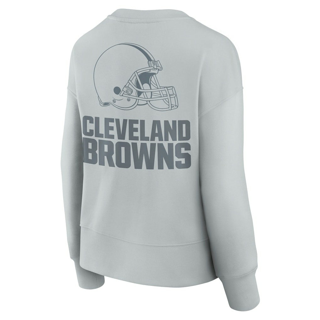 Cleveland Browns Women's Elements Pullover Sweatshirt Gray | Fanatics