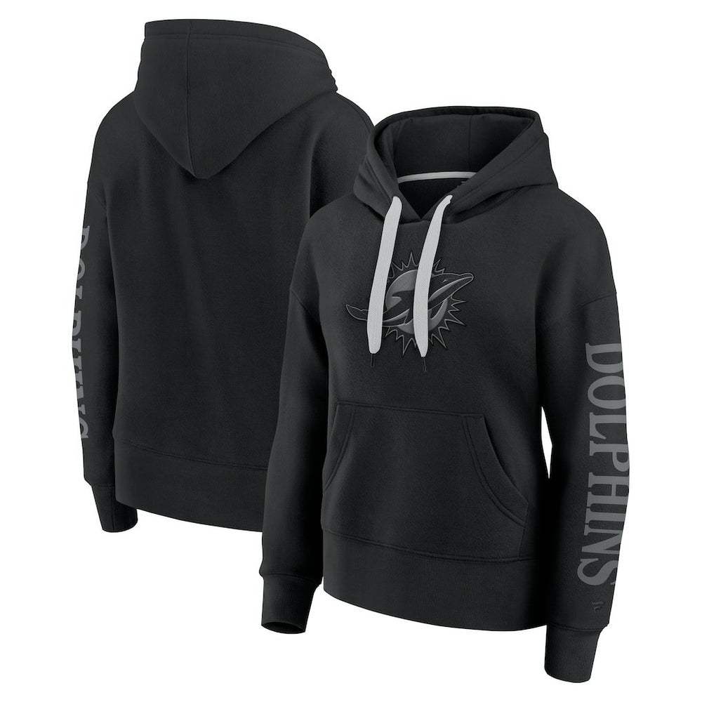 Miami Dolphins Women's Elements Next Pullover Hoodie Black | Fanatics