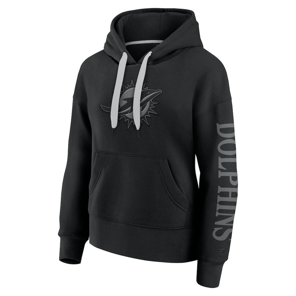 Miami Dolphins Women's Elements Next Pullover Hoodie Black | Fanatics