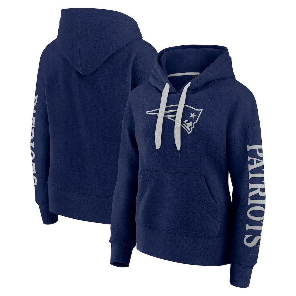 New England Patriots Women's Elements Next Pullover Hoodie Navy | Fanatics