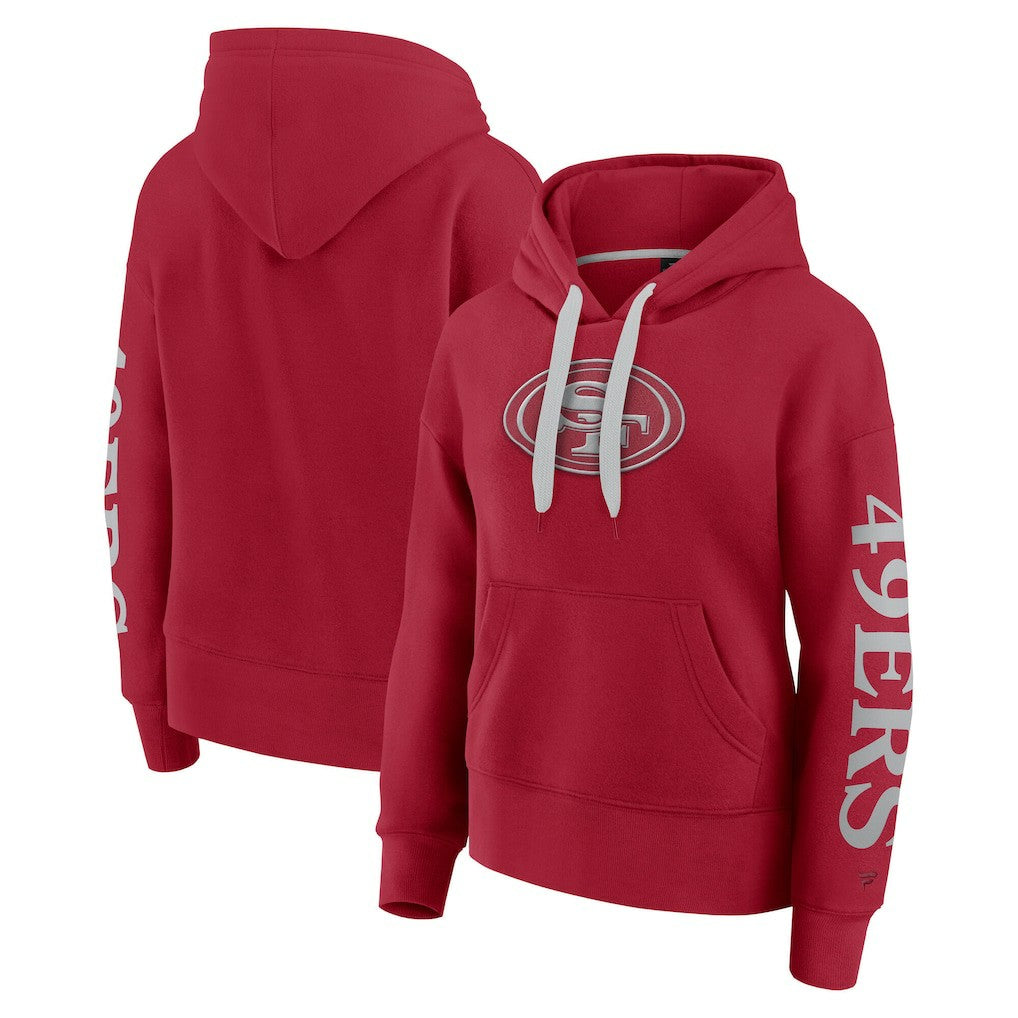 San Francisco 49ers Women's Elements Next Pullover Hoodie Scarlet | Fanatics