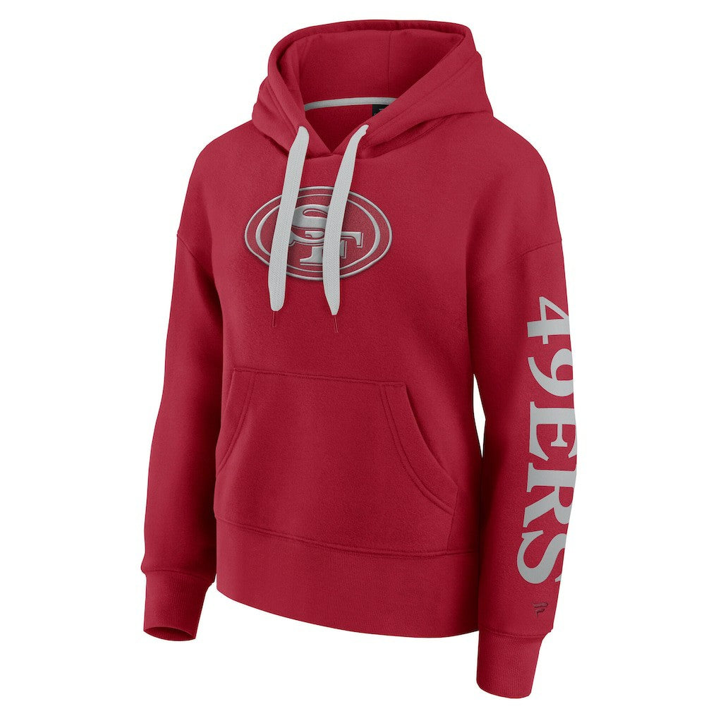 San Francisco 49ers Women's Elements Next Pullover Hoodie Scarlet | Fanatics