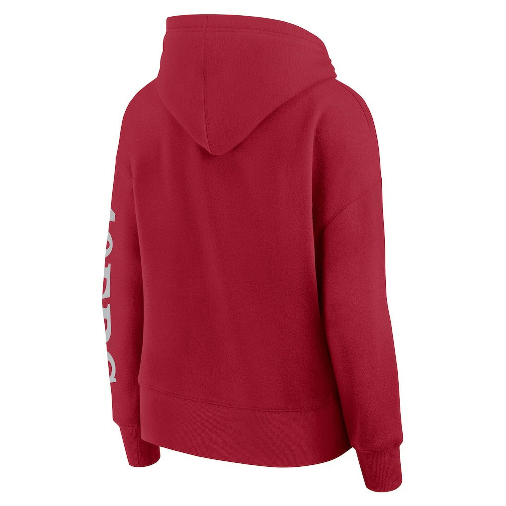 San Francisco 49ers Women's Elements Next Pullover Hoodie Scarlet | Fanatics