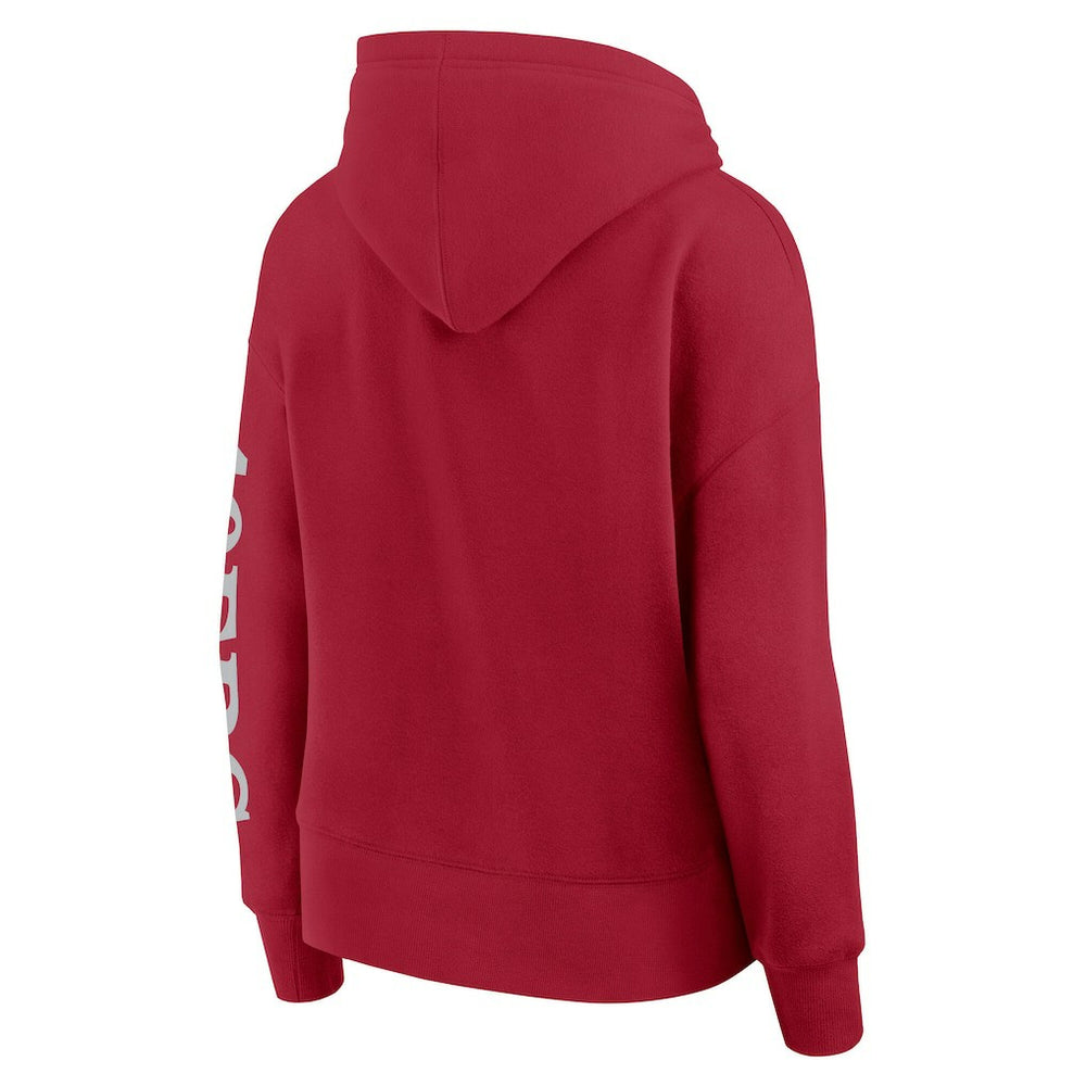 San Francisco 49ers Women's Elements Next Pullover Hoodie Scarlet | Fanatics