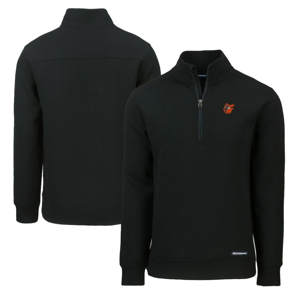 Baltimore Orioles Cutter & Buck Cooperstown Collection Roam Eco Recycled Quarter-Zip Pullover - MLB