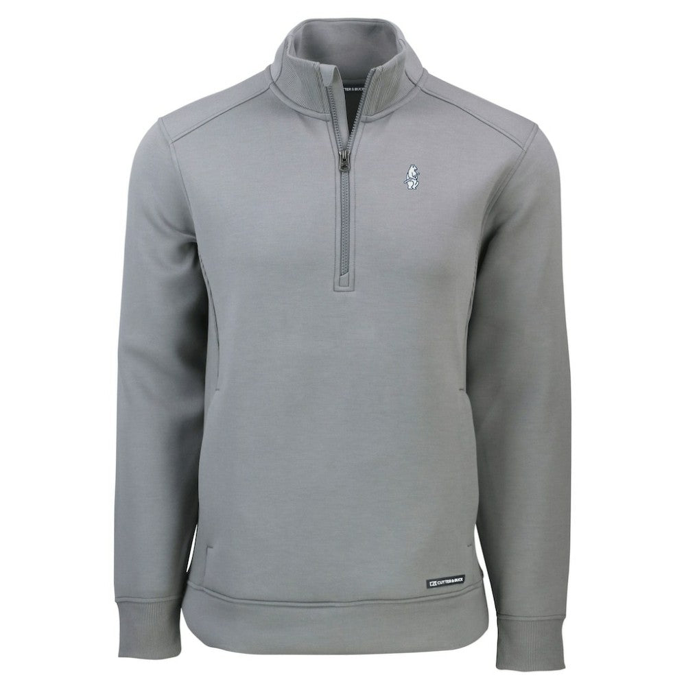 Chicago Cubs Cutter & Buck Cooperstown Collection Roam Eco Recycled Quarter-Zip Pullover - MLB