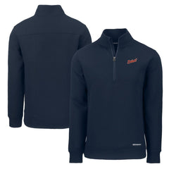 Detroit Tigers Cutter & Buck Cooperstown Collection Roam Eco Recycled Quarter-Zip Pullover - MLB