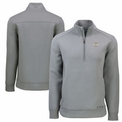 Milwaukee Brewers Cutter & Buck Cooperstown Collection Roam Eco Recycled Quarter-Zip Pullover - MLB