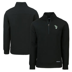 Athletics Cutter & Buck Cooperstown Collection Roam Eco Recycled Quarter-Zip Pullover - MLB
