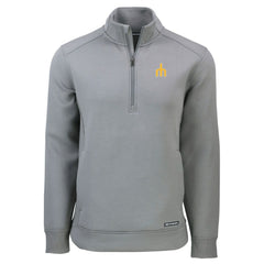 Seattle Mariners Cutter & Buck Cooperstown Collection Roam Eco Recycled Quarter-Zip Pullover - MLB