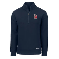 St. Louis Cardinals Cutter & Buck Cooperstown Collection Roam Eco Recycled Quarter-Zip Pullover - MLB