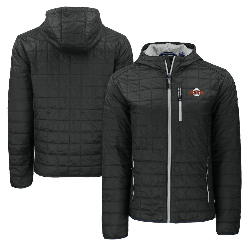 San Francisco Giants Cutter & Buck Cooperstown Collection Rainier Primaloft Eco Full-Zip Hooded Jacket - MLB
