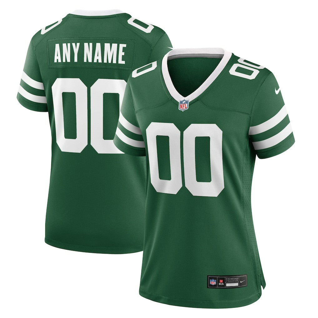 New York Jets Women's Custom Game Jersey Legacy Green | Nike for Sale