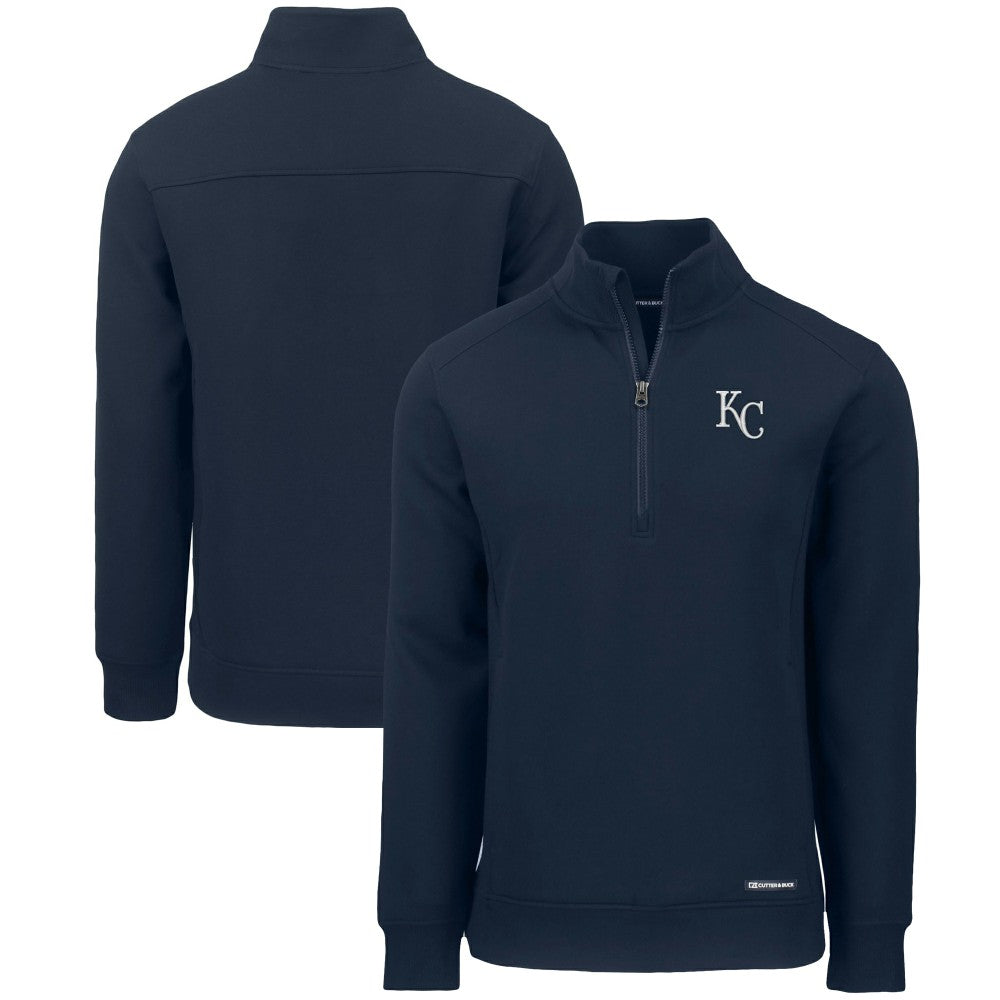Kansas City Royals Cutter & Buck Roam Eco Recycled Quarter-Zip Pullover - MLB