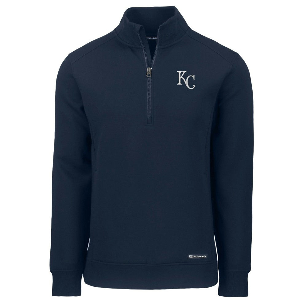Kansas City Royals Cutter & Buck Roam Eco Recycled Quarter-Zip Pullover - MLB
