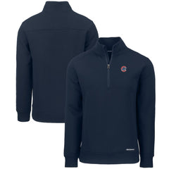 Chicago Cubs Cutter & Buck Roam Eco Recycled Quarter-Zip Pullover - MLB