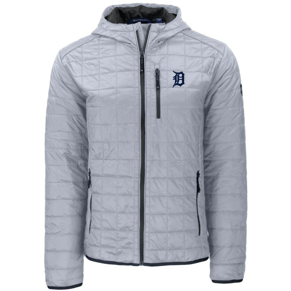 Detroit Tigers Cutter & Buck Rainier Primaloft Eco Full-Zip Hooded Jacket - MLB