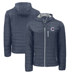 Chicago Cubs Cutter & Buck City Connect Rainier Primaloft Eco Full-Zip Hooded Jacket - MLB
