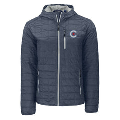 Chicago Cubs Cutter & Buck City Connect Rainier Primaloft Eco Full-Zip Hooded Jacket - MLB