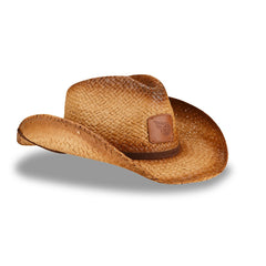 Tennessee Titans New Era Unisex Dutton Curved Brim Straw Hat Brown | NFL