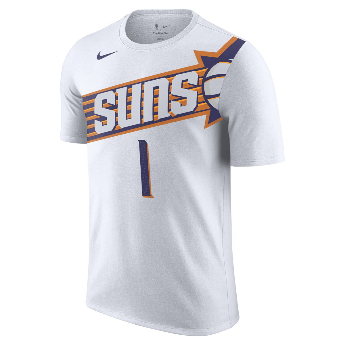 Devin Booker Phoenix Suns 2023/24 Association Name & Number T-Shirt White - NBA