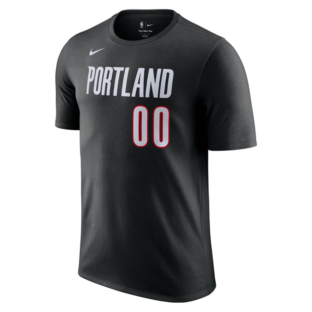 Scoot Henderson Portland Trail Blazers Icon Edition Name & Number T-Shirt Black - NBA