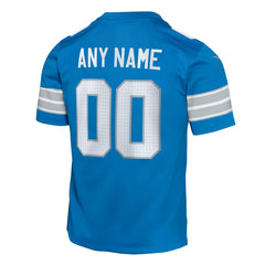 Detroit Lions Youth Custom Game Jersey Blue | Nike for Sale