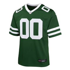 New York Jets Youth Custom Game Jersey Legacy Green | Nike for Sale