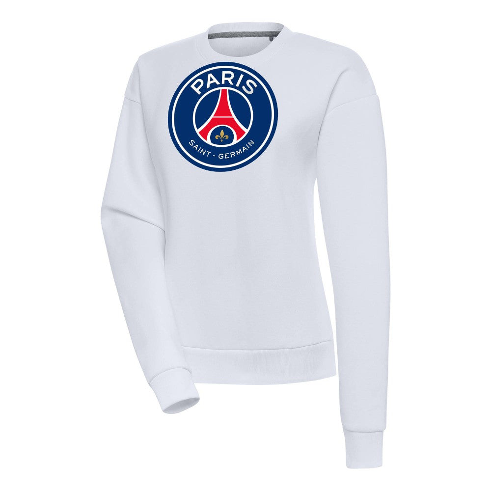 Paris Saint-Germain Women's Takeover Crewneck Pullover Sweatshirt White - FIFA World CUP