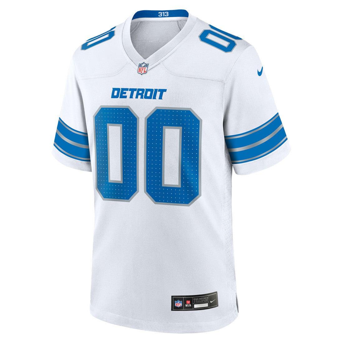 Detroit Lions Custom Game Jersey White | Nike for Sale