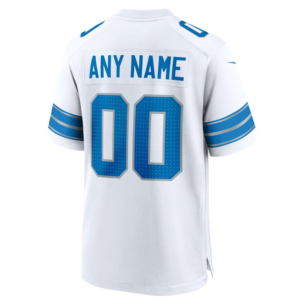 Detroit Lions Custom Game Jersey White | Nike for Sale