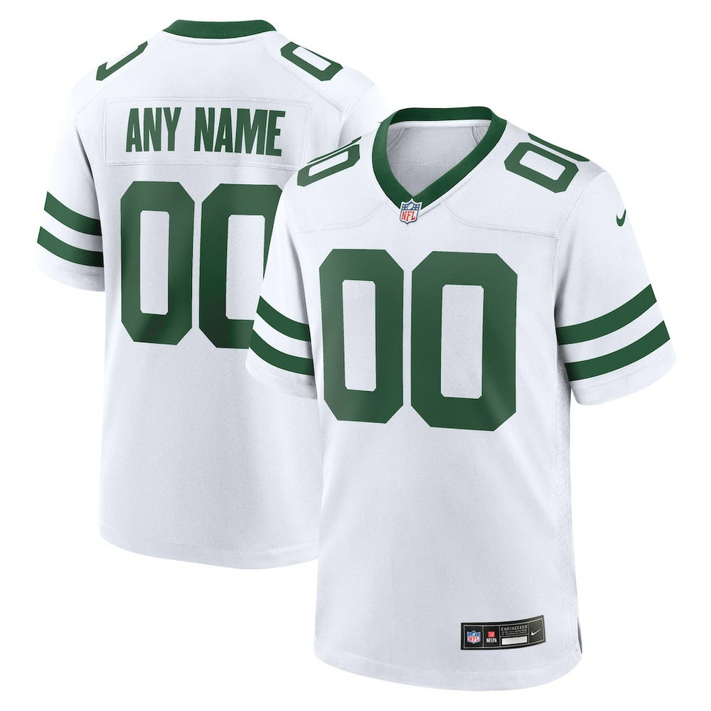 New York Jets Custom Game Jersey Legacy White | Nike for Sale