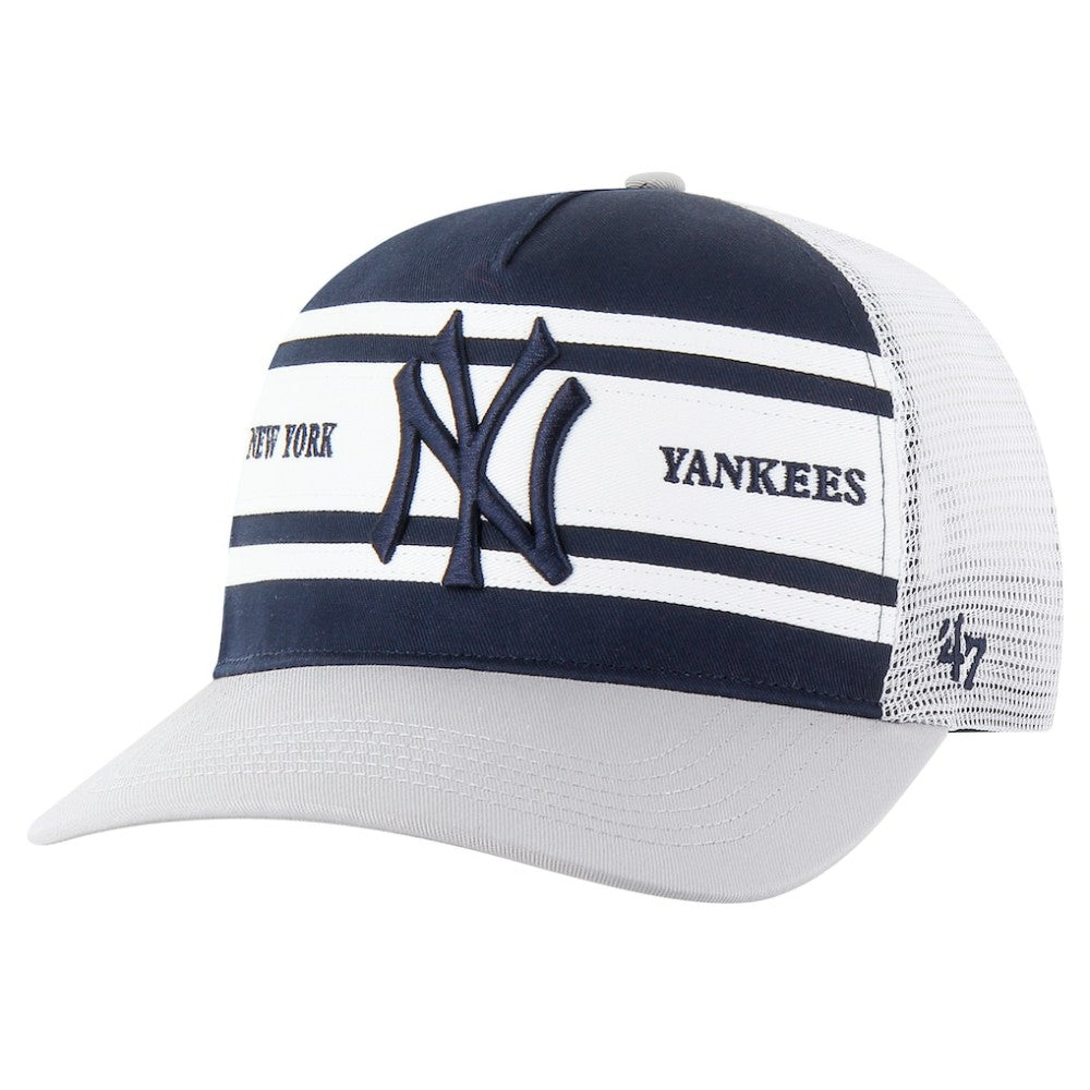 New York Yankees '47 Gridiron Super Stripe Relaxed Trucker Hitch Adjustable Hat - MLB