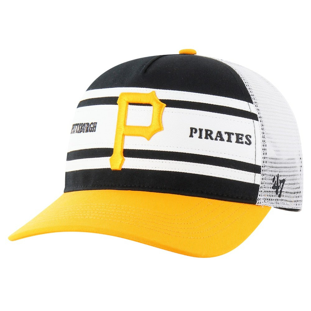 Pittsburgh Pirates '47 Gridiron Super Stripe Relaxed Trucker Hitch Adjustable Hat - MLB
